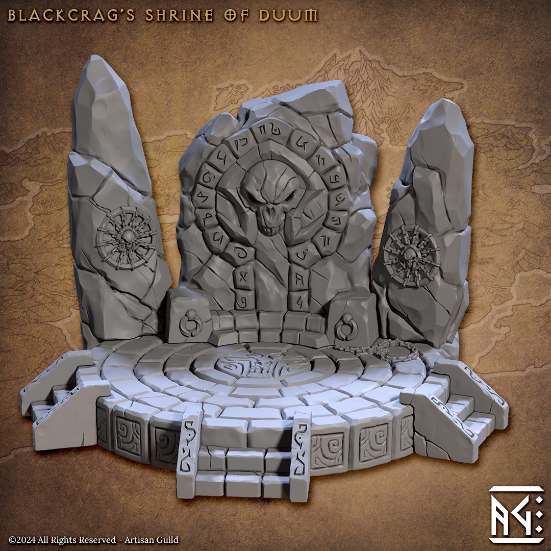 Blackcrag's Shrine of Duum - Scatter Terrain (Blackcrag Orcs)